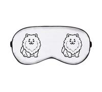 Azeeda 'Pomeranian Dog' Sleep/Travel Eye Mask (EY00030442)