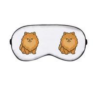 Azeeda 'Pomeranian Dog' Sleep/Travel Eye Mask (EY00030443)