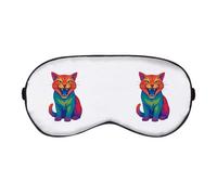 Azeeda 'Pop Art Fierce Cat' Sleep/Travel Eye Mask (EY00030595)