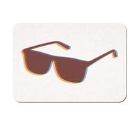 Azeeda 'Pop Art Sunglasses Illustration ' Rectangular Fridge Magnet - Decorative Refrigerator & Whiteboard Magnet for Home, Kitchen or Office - 70mm x 49mm (FM00050003)