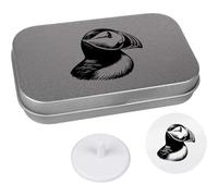 Azeeda 'Portrait Of A Puffin Bird' Golf Markers Gift Set (GO00077568)
