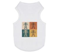 Azeeda 'Power Transmission Structures' Pet Dog/Cat T-Shirt, L (PT00163583)