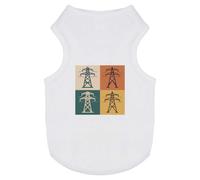 Azeeda 'Power Transmission Structures' Pet Dog/Cat T-Shirt, XS (PT00163580)