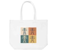 Azeeda 'Power Transmission Structures' Tote Shopping Bag For Life (BG00085573)