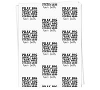 Azeeda 'Pray Big, Worry Small' Gift Wrap Paper (GI00104625)