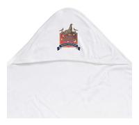 Azeeda 'Precision Pooping Pigeon' Baby Hooded Towel (HT00043837)