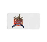 Azeeda 'Precision Pooping Pigeon' Pill Box with Tablet Splitter (PI00043856)