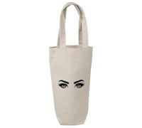 Azeeda 'Pretty Eyes' Cotton Wine Bottle Gift/Travel Bag (BL00046680)