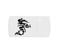 Azeeda 'Pretty Mermaid Silhouette' Pill Box with Splitter (PI00044836)