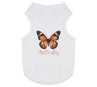 Azeeda 'Pretty Orange Butterfly ' Pet Dog/Cat T-Shirt, XS (PT00170744)
