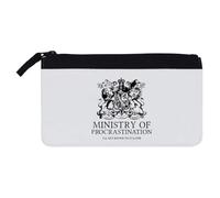 Azeeda 'Procrastination Ministry' Pencil Case (PC00066297) | Stationery Pouch for Pens, School, Office, Art Supplies and Travel