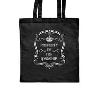 Azeeda 'Property Of His Lordship' Classic Black Tote Shopper Bag (ZB00023286)