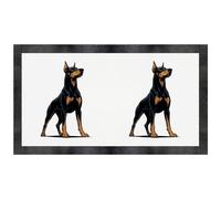 Azeeda 'Proud Doberman Dog' Pet Feeding Mat (PM00033559)
