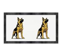 Azeeda 'Proud German Shepherd' Pet Feeding Mat (PM00033558)