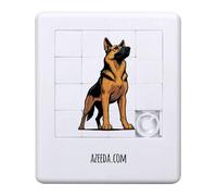 Azeeda 'Proud German Shepherd' Sliding Puzzle (PZ00040261)
