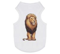 Azeeda 'Proud Lion' Pet Dog/Cat T-Shirt, M (PT00189842)