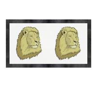 Azeeda 'Proud Lion Portrait' Pet Feeding Mat (PM00033892)