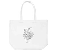 Azeeda 'Proud Rooster' Tote Shopping Bag For Life (BG00080679)