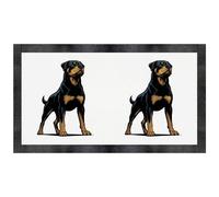 Azeeda 'Proud Rottweiler' Pet Feeding Mat (PM00033557)