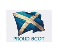 Azeeda 'Proud Scot Saltire' Temporary Tattoo - A6 (TO00106525)