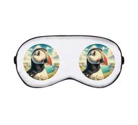 Azeeda 'Puffin Bird Portrait' Sleep/Travel Eye Mask (EY00031004)