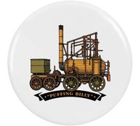 Azeeda 'Puffing Billy Locomotive' Button/Lapel Badges (BB065792) | Pin Back Badges for Clothes, Bags, Accessories and Gifts