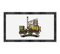 Azeeda 'Puffing Billy Locomotive' Pet Feeding Mat (PM00040370)