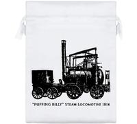 Azeeda 'Puffing Billy Locomotive' Satin Gift Bag - 20cm (SB00158810)