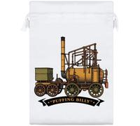 Azeeda 'Puffing Billy Locomotive' Satin Gift Bag - 25cm (SB00161395)