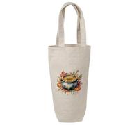 Azeeda 'Pumpkin Soup' Wine Bottle Bag - Natural (BL00053017) | Cotton Gift / Travel Carrier for Wine, Champagne and Bottles