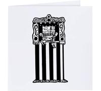 Azeeda 'Punch & Judy' Blank Greeting Card (GC00012588)