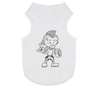 Azeeda 'Punk Rocker' Pet Dog/Cat T-Shirt, L (PT00055835)