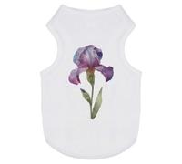 Azeeda 'Purple Iris Flower ' Pet Dog/Cat T-Shirt, XS (PT00188092)