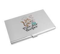 Azeeda 'Purr-FECT Recipes' Business Card Holder/Credit Card Wallet (CH00045955)