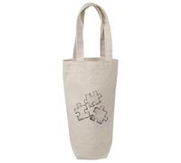 Azeeda 'Puzzle Pieces' Cotton Wine Bottle Gift/Travel Bag (BL00050511)