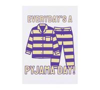 Azeeda 'Pyjama Day Every Day' Temporary Tattoo - Water Resistant, Skin-Safe, Non-Toxic Transfer (TO00106531)