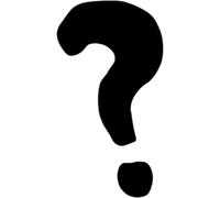 Azeeda 'Question Mark' Reusable Stencil - Durable Decorative Template for Painting and Spraying on Walls, Tiles, Wood, Fabric & Craft Projects - S (A6) (WS00064431)