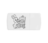 Azeeda 'Rabbit Creating Landscape' Pill Box with Splitter (PI00045061)