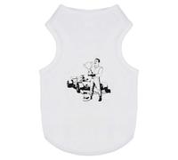 Azeeda 'Racer Celebrating Victory' Pet Dog/Cat T-Shirt, S (PT00159733)