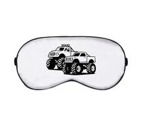 Azeeda 'Racing Monster Trucks' Sleep/Travel Eye Mask (EY00031231)
