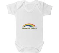 Azeeda 'Rainbow After The Storm' Baby Grow - White, 0-3m (GR00158532)