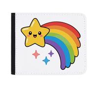 Azeeda 'Rainbow Shooting Star' Slim Wallet/Cardholder (WL00041017)