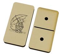 Azeeda 'Rainy Day Rat' Domino Set & Box (DM00058381)