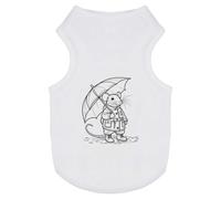 Azeeda 'Rainy Day Rat' Pet Dog/Cat T-Shirt, L (PT00191859)
