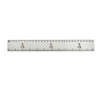 Azeeda 'Rat King with Books' 30cm (12 Inch) White Plastic Ruler (RL00114936)
