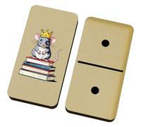 Azeeda 'Rat King with Books' Domino Set & Box (DM00058715)