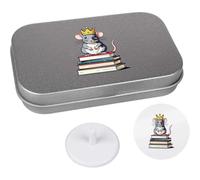 Azeeda 'Rat King with Books' Golf Markers Gift Set (GO00098074)