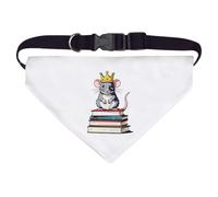 Azeeda 'Rat King with Books' Pet Bandana - White, L (PD00084864)
