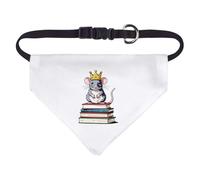 Azeeda 'Rat King with Books' Pet Bandana - White, S (PD00084863)