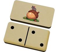 Azeeda 'Rat on Giant Acorn' Domino Set & Box (DM00058694)